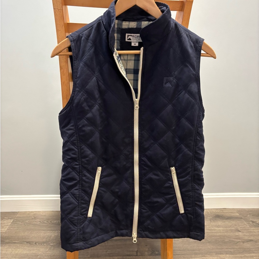 Riding Sport Navy Quilted Vest